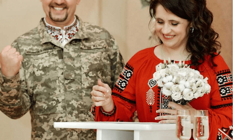 На Тернопільщині одружився військовий