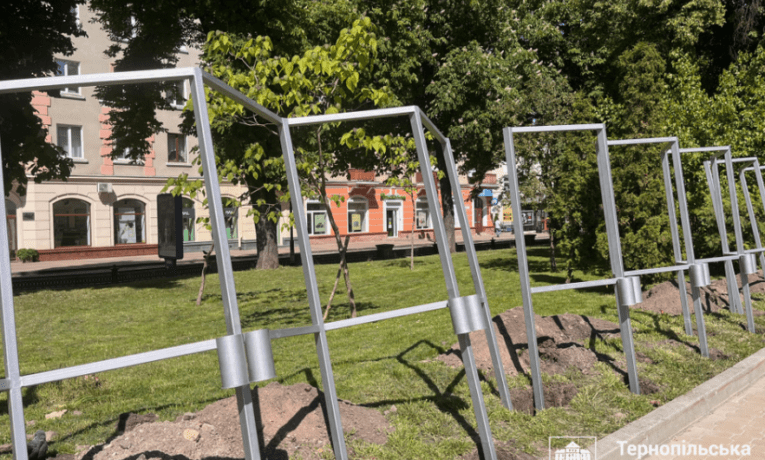 У центрі Тернополя облаштовують Алею пам’яті загиблих Героїв