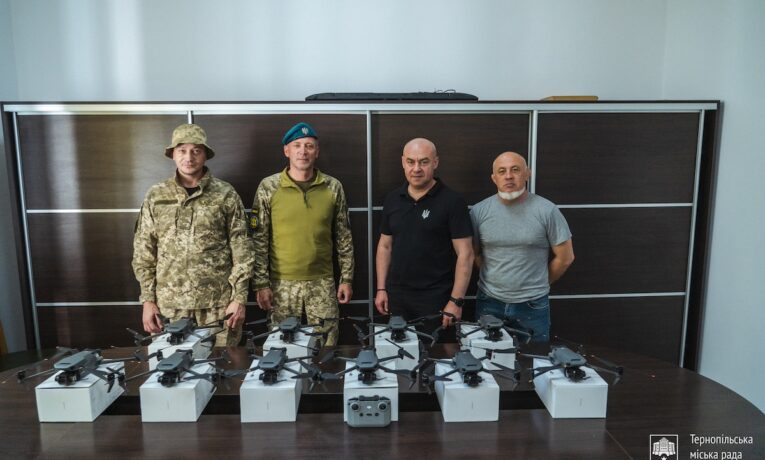 Морпіхи отримали чергову партію дронів Mavic 3 від Тернопільської міськради, – Сергій Надал