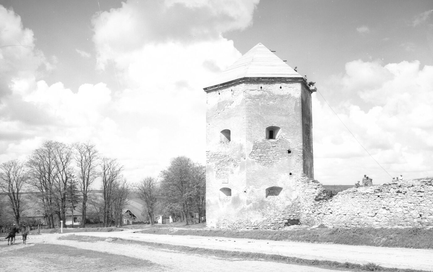 Яким був замок у селі Кривче 100 років тому