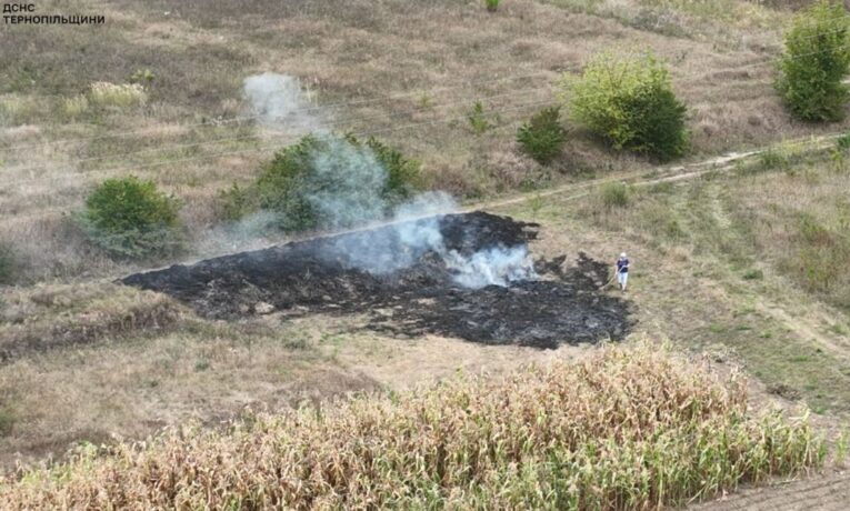 дрони для виявлення підпалів