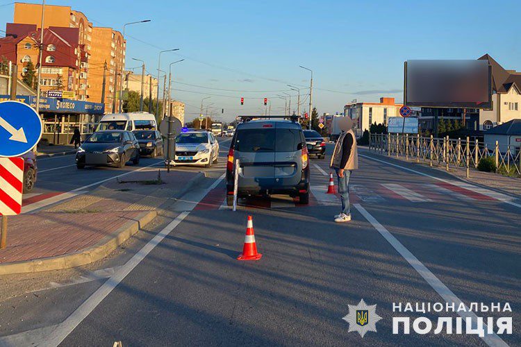 У Тернополі на пішохідному збили молоду людину: численні травми (ФОТО)