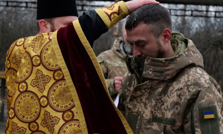 На Водохреще похрестили військового з Тернопільської бригади