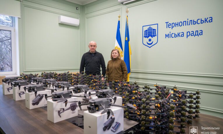 Нова партія квадрокоптерів від Тернополя для полку імені князя Святослава Хороброго