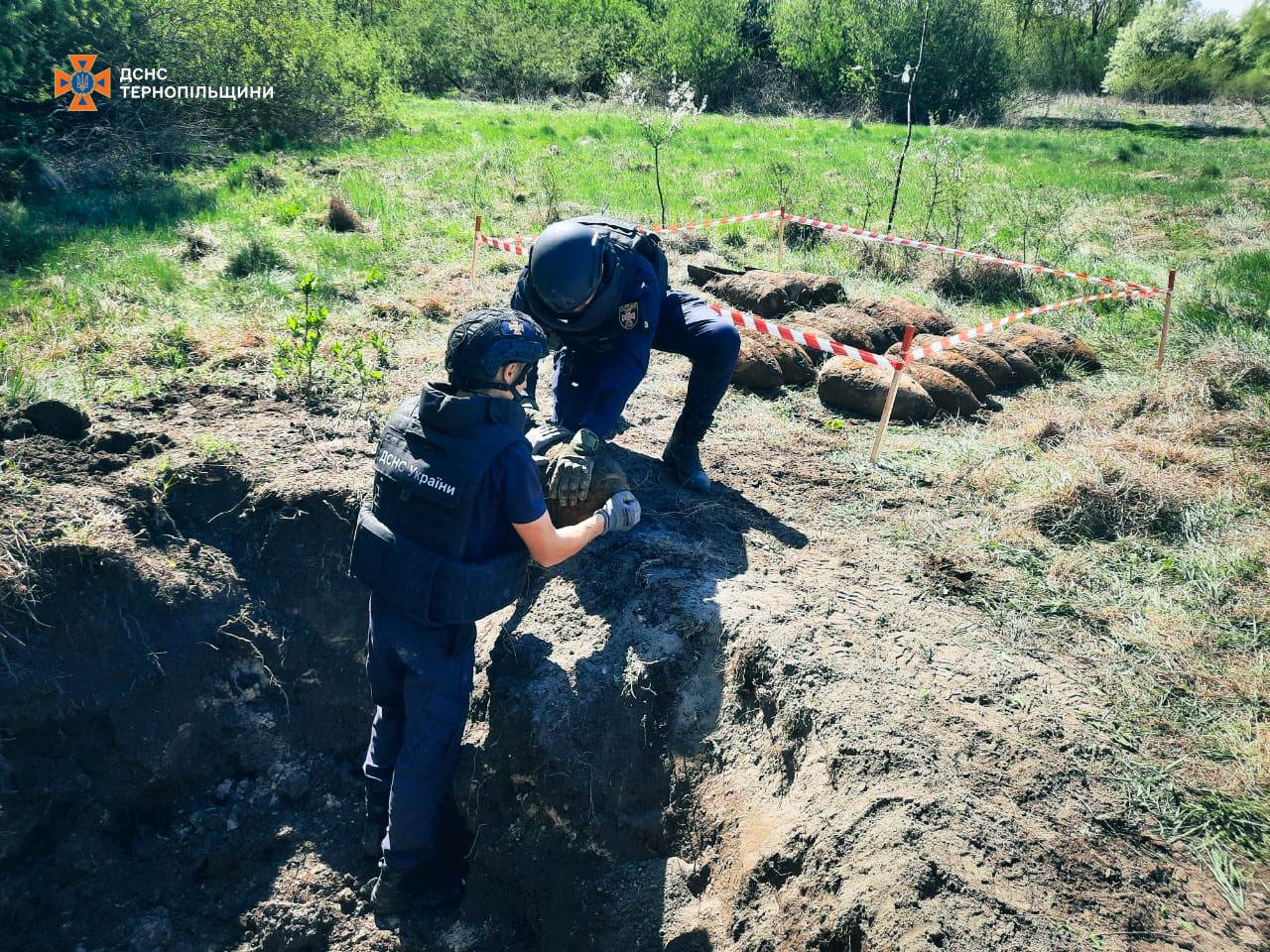 На Зборівщині виявили боєприпаси з часів минулих воєн
