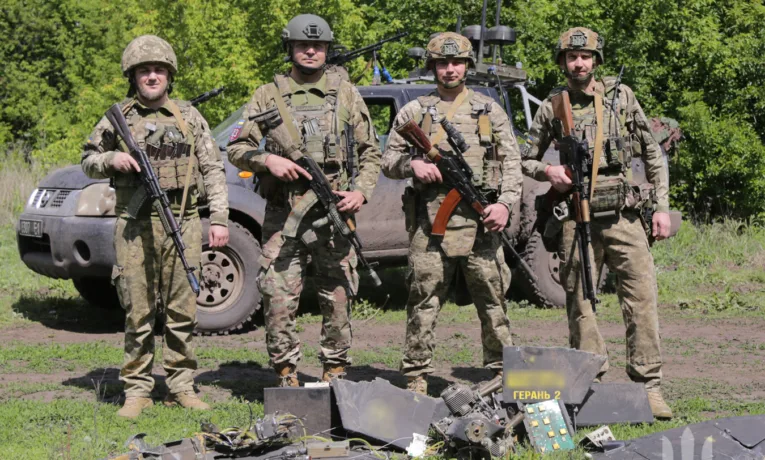 Тернопільські воїни збили ворожий БпЛА «Герань-2» зі стрілецької зброї