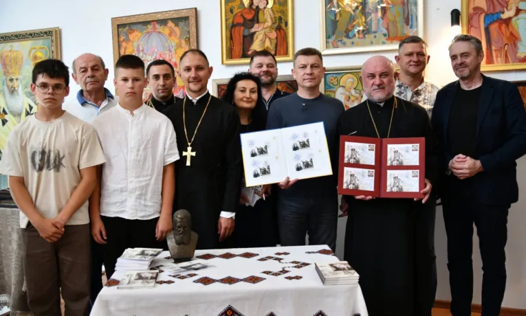 У Прилбичах погасили марку на честь митрополита Андрея Шептицького і презентували перевидане його послання