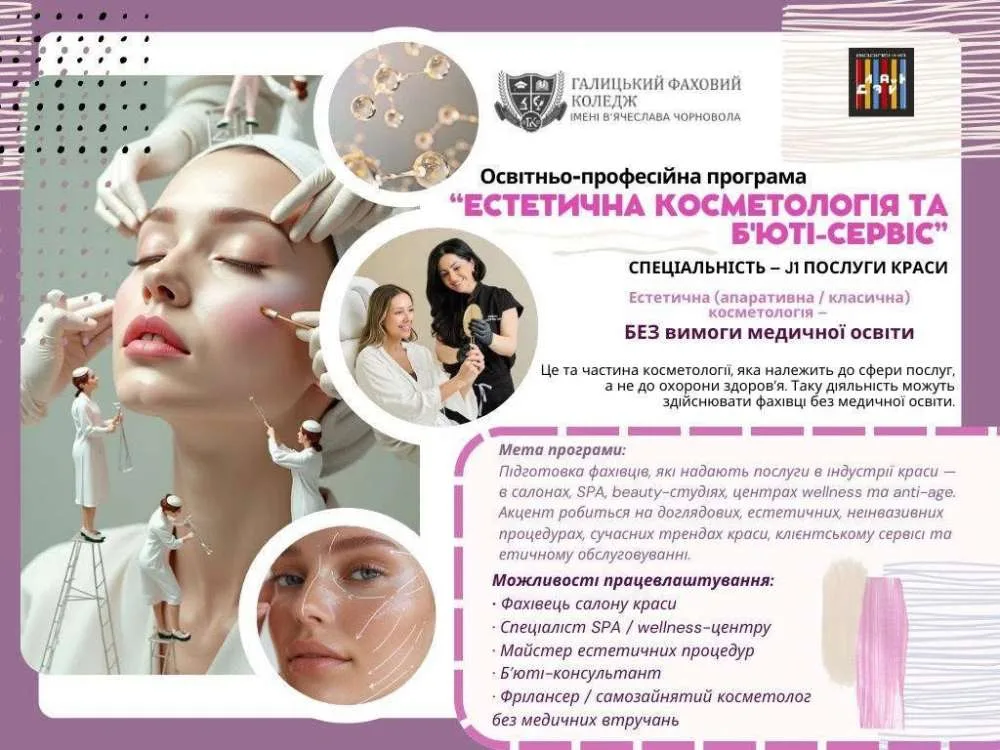 Косметологія Галицький коледж
