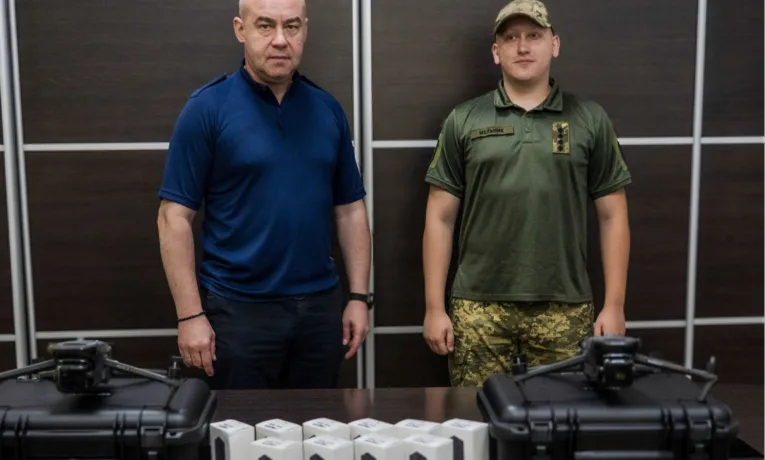Тернопіль для ЗСУ: квадрокоптери Mavic 3T для 53-го розвідбатальйону