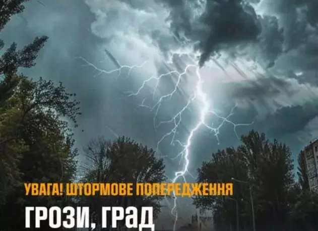 На Тернопільщині оголосили штормове попередження