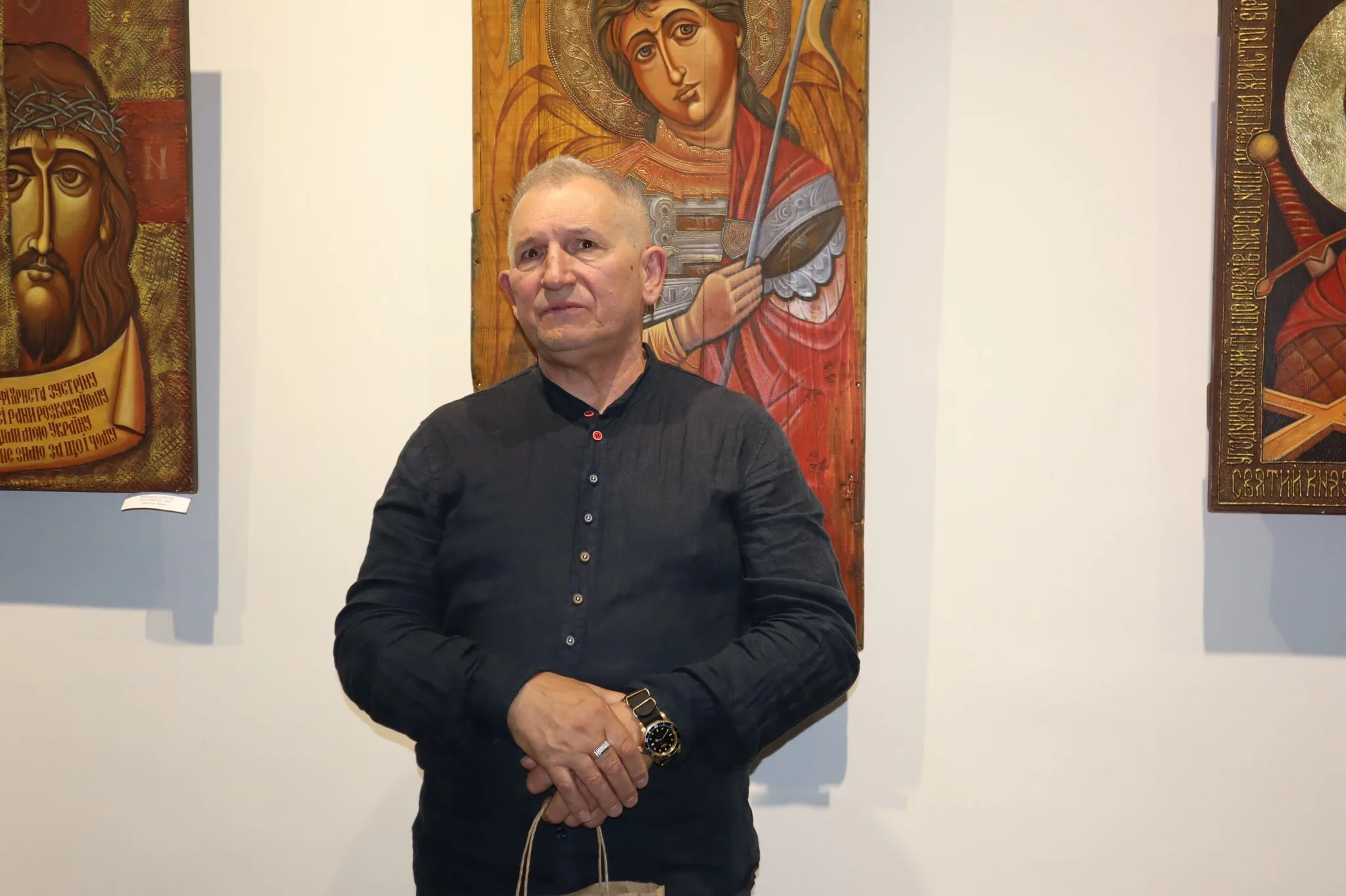 У Тернополі відкрили виставку іконописця Володимира Шерстія «Ікона — вікно у вічність»