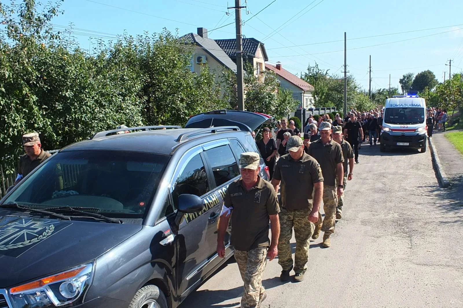 У Шумську попрощалися із захисником України Володимиром Бондарчуком