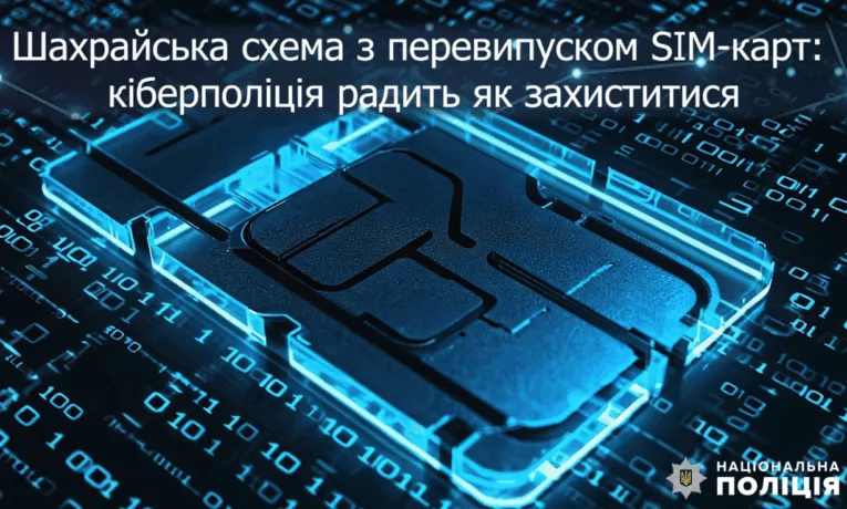 Шахрайський перевипуск SIM-карт: кіберполіція радить захист