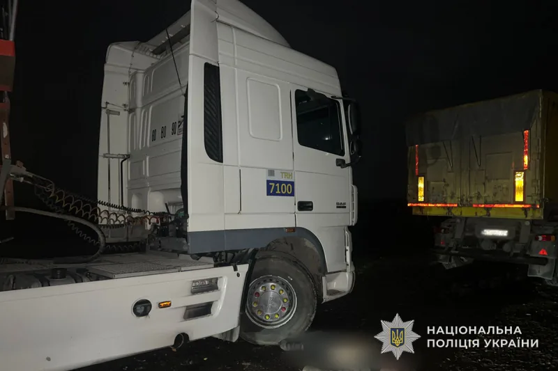 На Тернопільщині біля вантажівки виявили мертвого водія