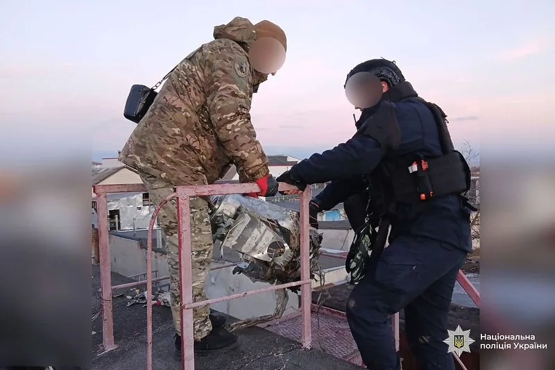 У Тернополі неподалік епіцентрів вибухів впав нерозірваний «Шахед»