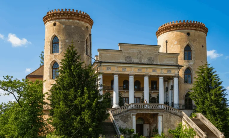 Червоногородський замок у кольорі: подорож у 1920-ті роки