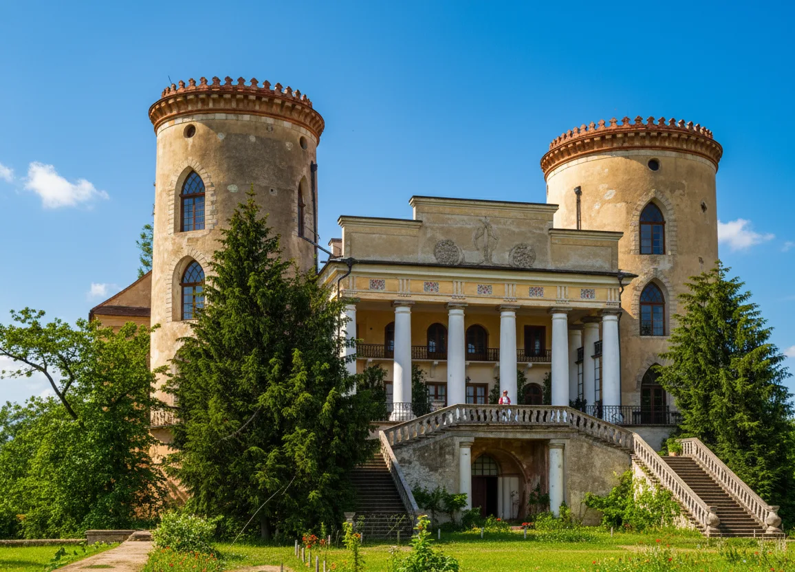 Червоногородський замок у кольорі: подорож у 1920-ті роки