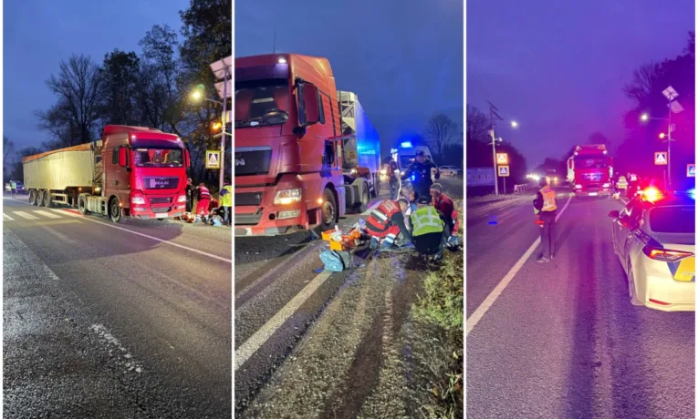 На трасі Тернопіль - Львів вантажівка збила чоловіка