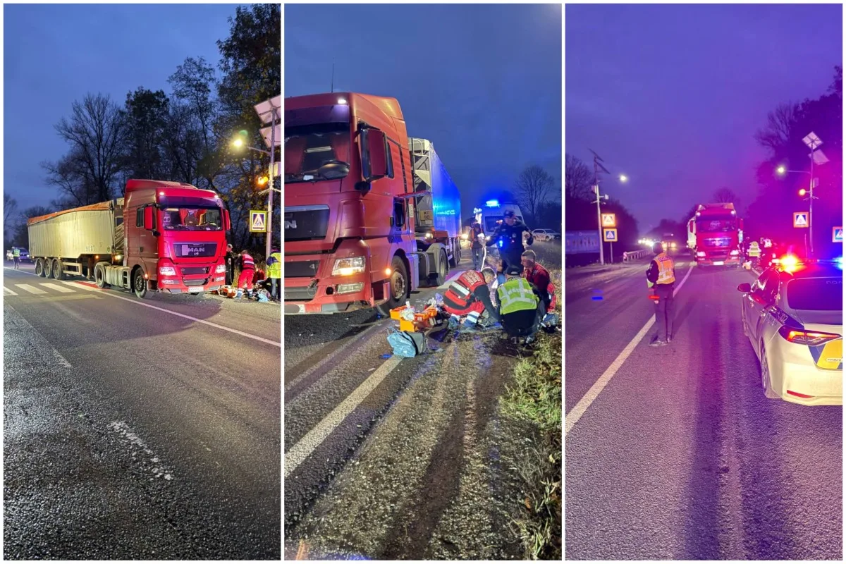 На трасі Тернопіль - Львів вантажівка збила чоловіка