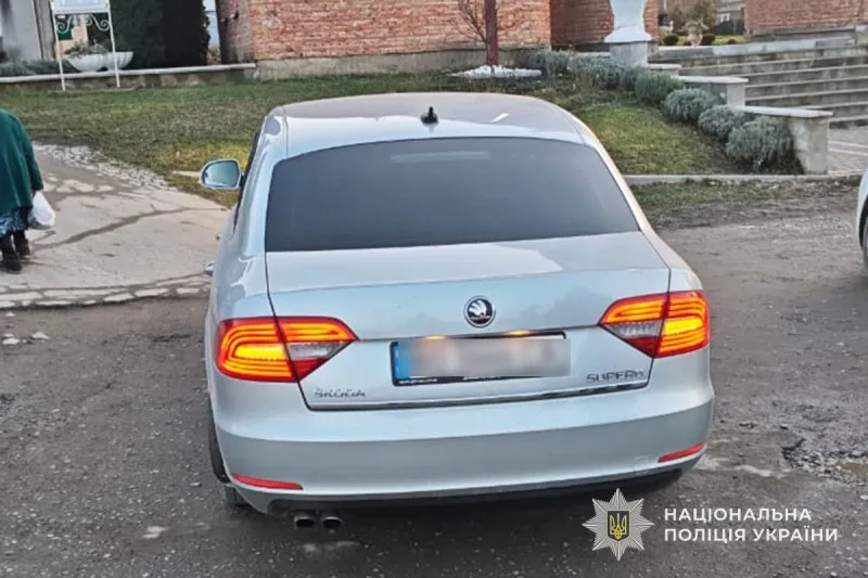 На Чортківщині водій, позбавлений прав за п’яне кермування, знову сів за кермо