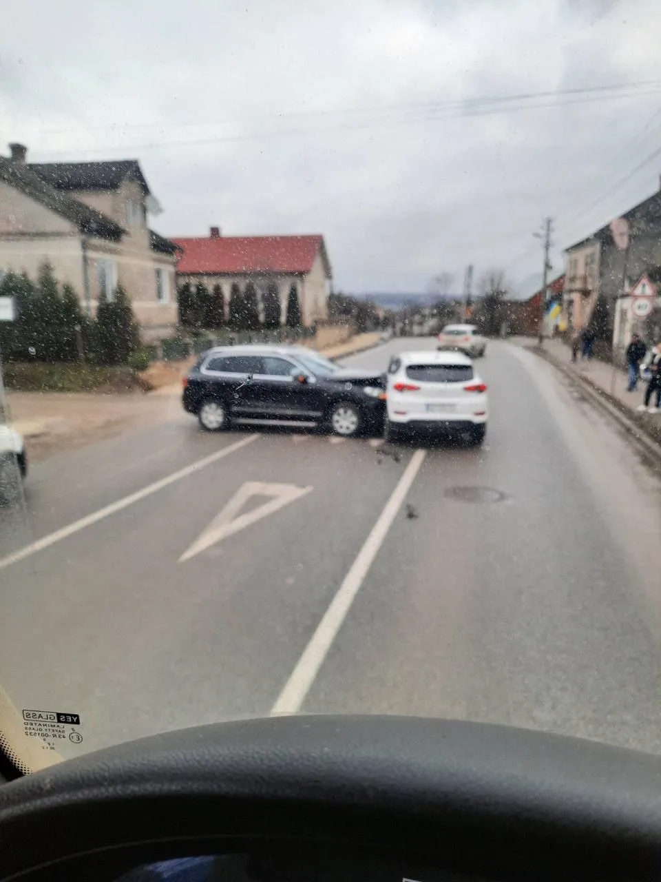 ДТП в центрі Бережан: зіштовхнулись дві автівки