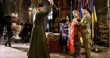 У Львові відбулася церемонія освячення марок на честь полеглих воїнів 67 ОМбр