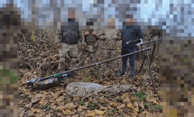 Воїни 105-ї бригади отримали пневматичну катапульту від «Української команди» Тернопільщини