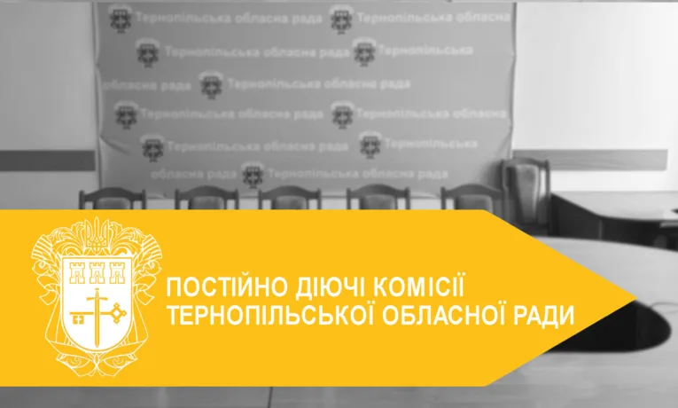Постійні комісії Тернопільської обласної ради: ефективні рішення для підтримки громад та розвитку регіону