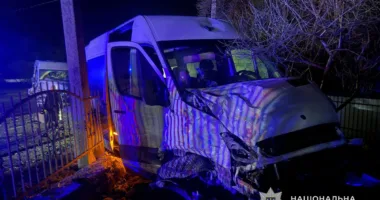 два мікроавтобуси