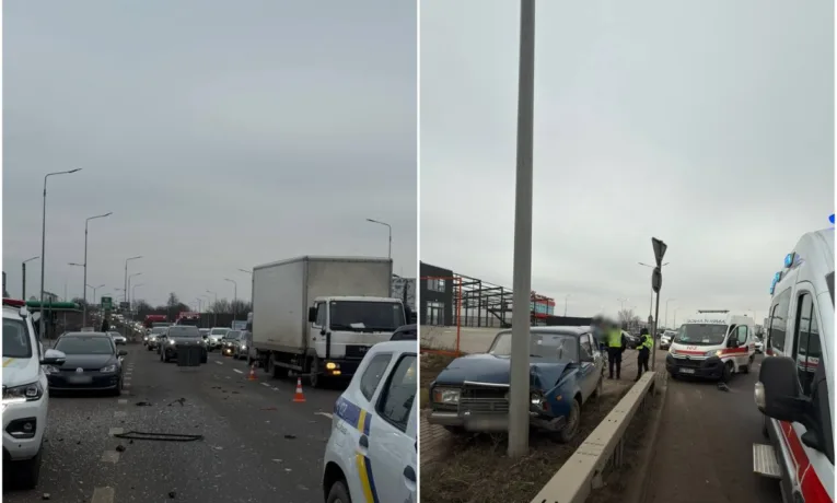 У Тернополі на О'бїзній аварія з потерпілими