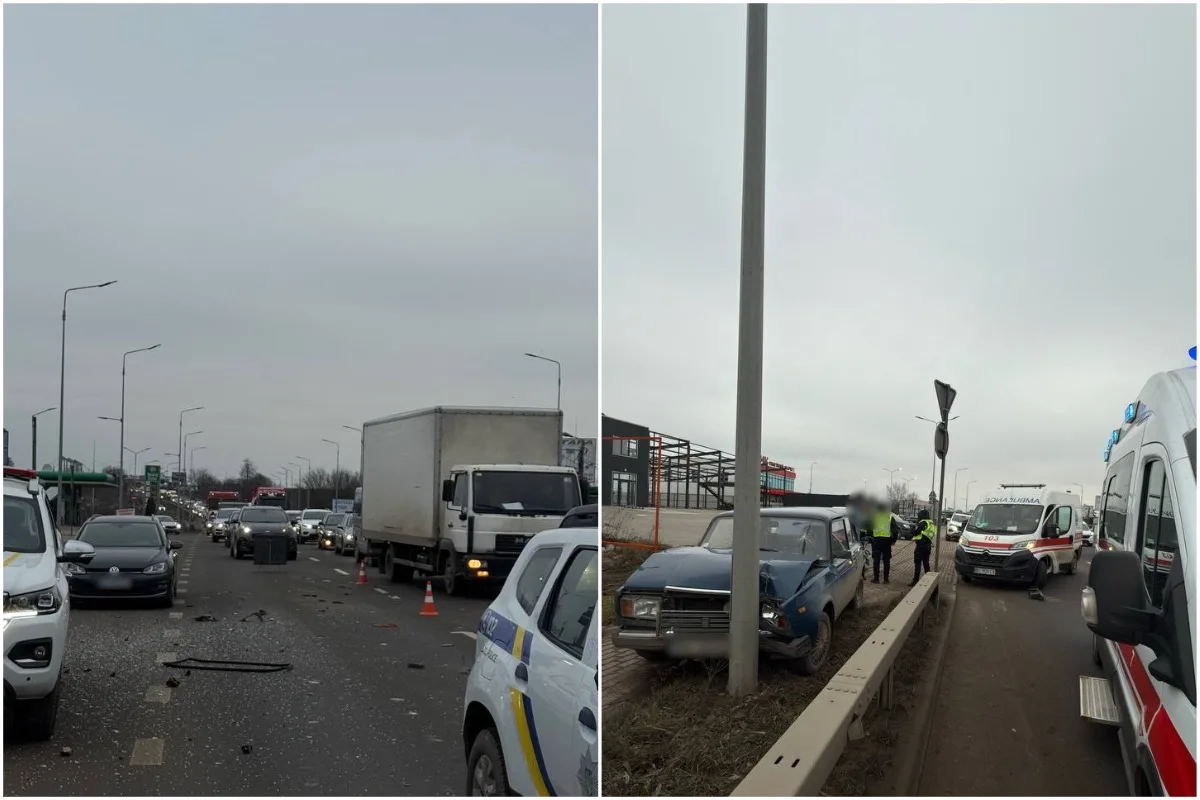 У Тернополі на О'бїзній аварія з потерпілими