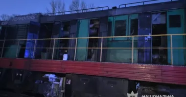 На Тернопільщині під час руху загорівся локомотив