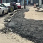 У мерії прокоментували скандал із тротуаром на Медовій: роботи виконані з порушеннями