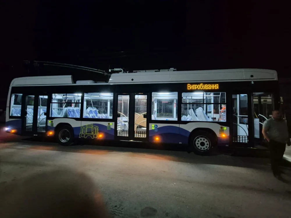 Тернопіль отримав перші тролейбуси «Електрон»