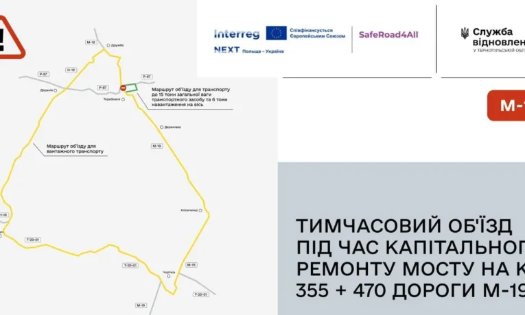 ремонт мосту в теребовлі