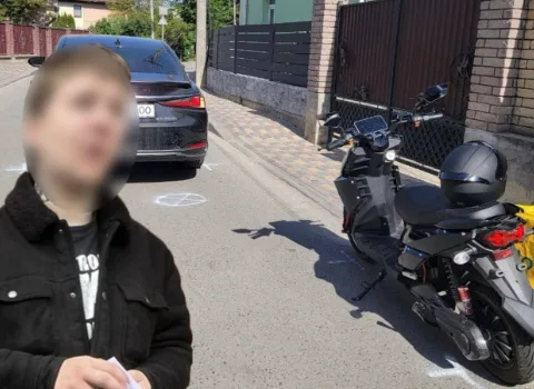 Врізався у Lexus під дією наркотиків: у Тернополі патрульні затримали нетверезого велосипедиста