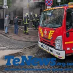 Пожежа у центрі Тернополя - все в диму