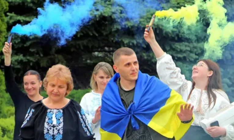 У Шумську зустріли звільненого з полону Андрія Кузьмича