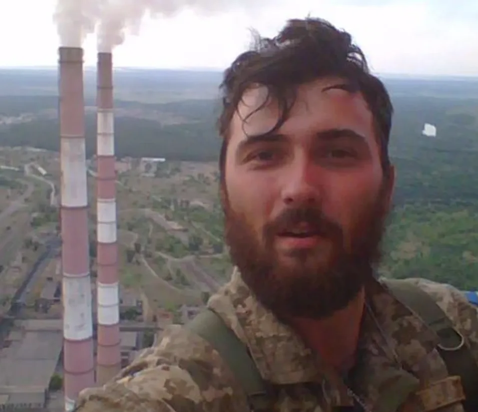 Віталій Дерех на ТЕЦ у м. Щастя, 2015 р. З архіву Віталія Дереха