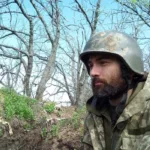 Віталій у 1-й окремій бригаді спеціального призначення імені Івана Богуна, весна 2022 З архіву Дереха