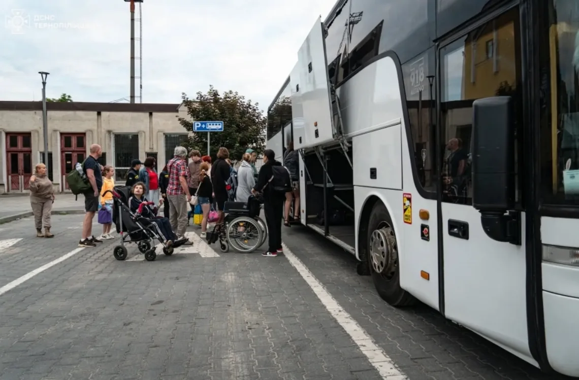 У Тернополі зустріли дітей, які приїхали на оздоровлення