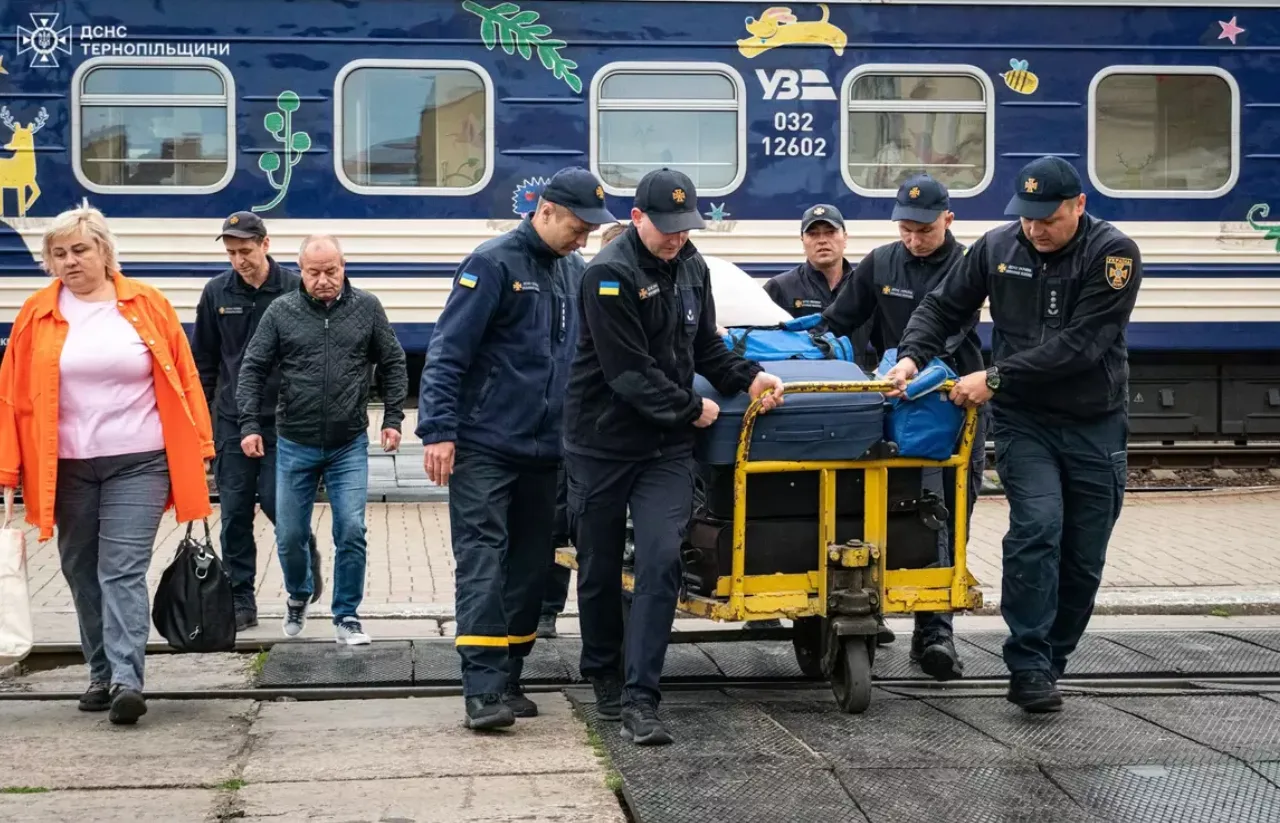 У Тернополі зустріли дітей, які приїхали на оздоровлення
