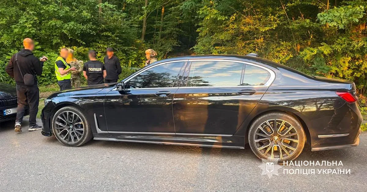 Авто підозрюваного