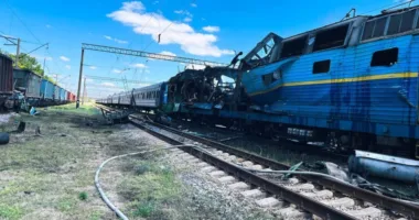 Ворог атакував пасажирський поїзд на Запоріжжі