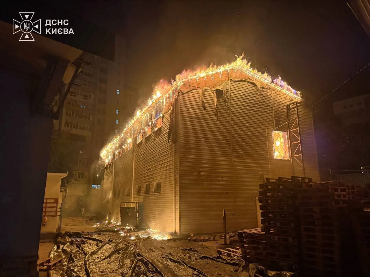Удар по Києву