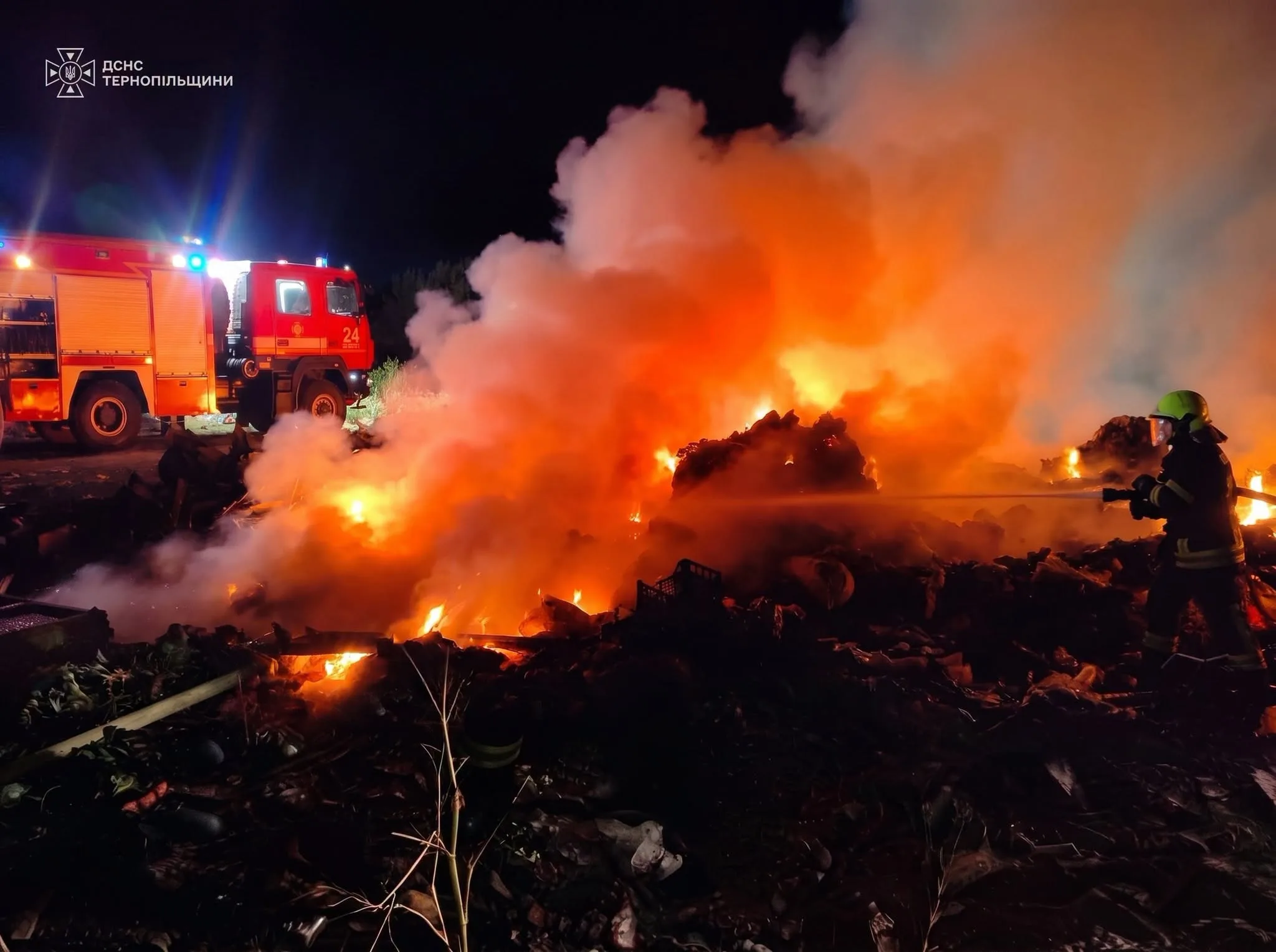 пожежі тернопільщина