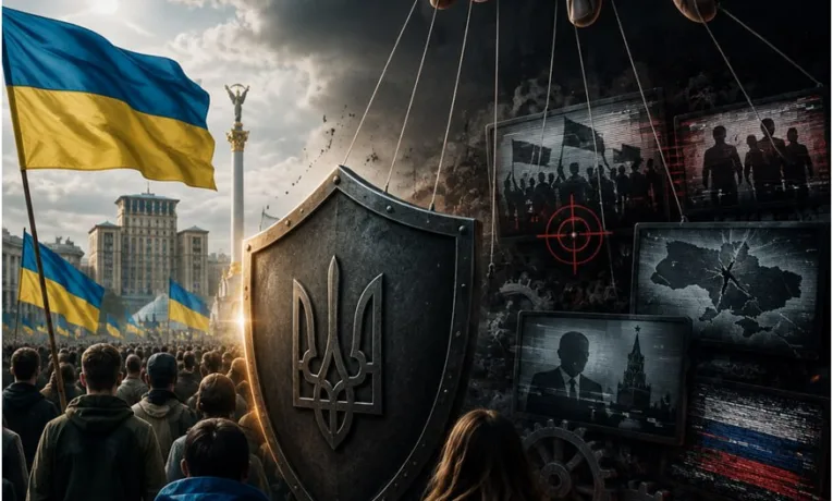 Росія намагається використати протести в Україні для поширення фейків про хаос і розкол