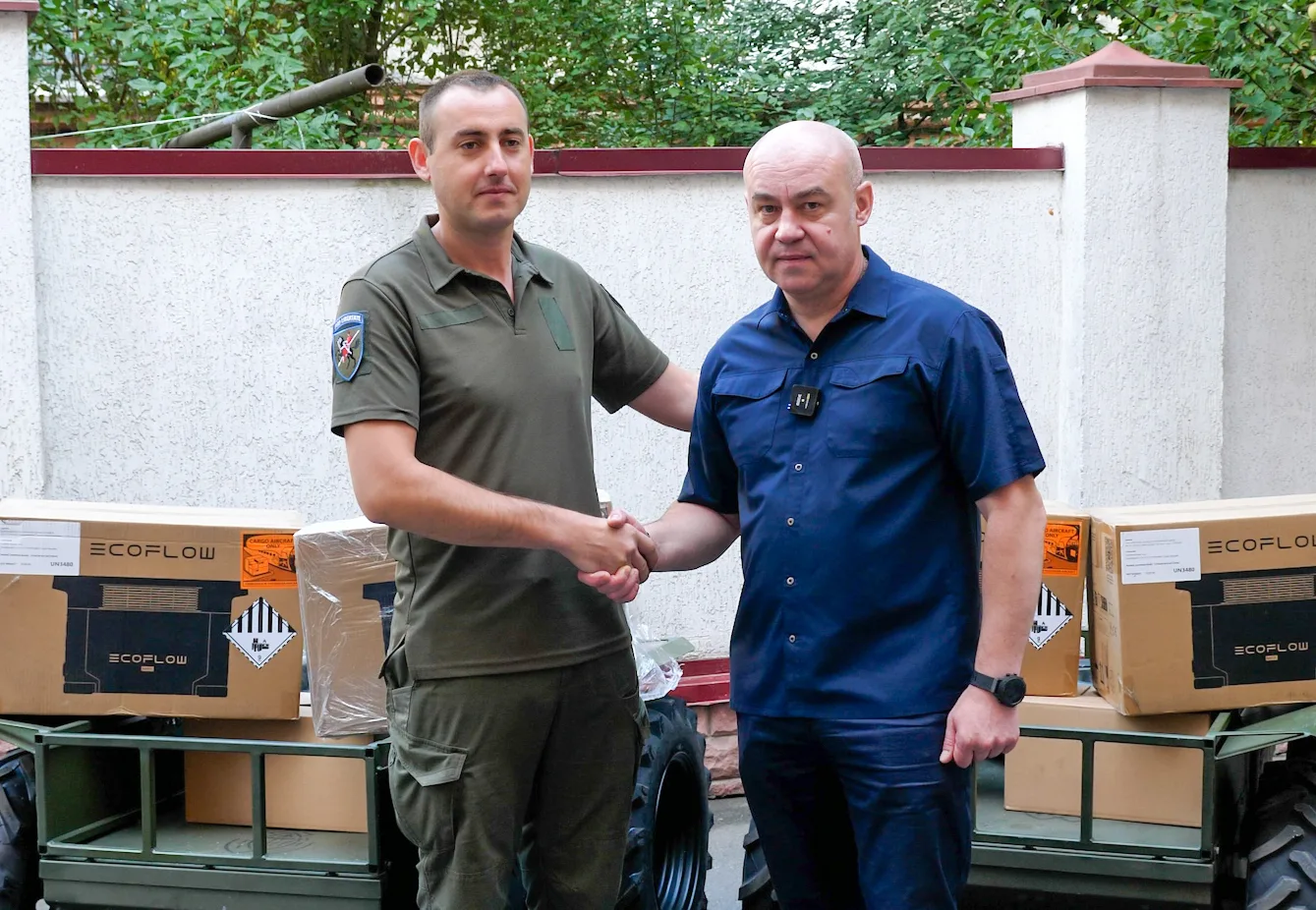 Тернопіль для ЗСУ: двa роботизовaні комплекси «Тaргaн 200» для бійців 110-ї окремої мехaнізовaної бригaди