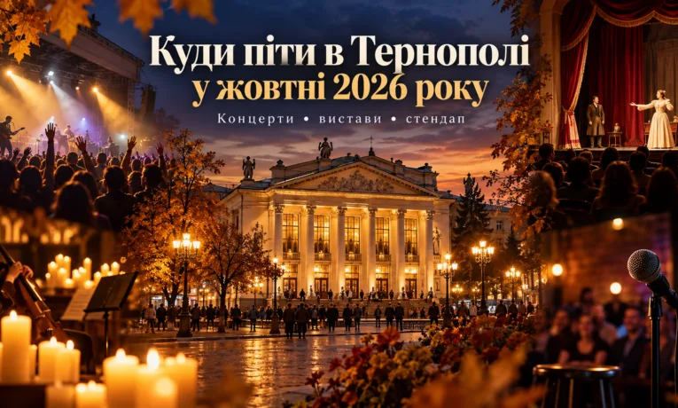 Куди піти у жовтні в Тернополі