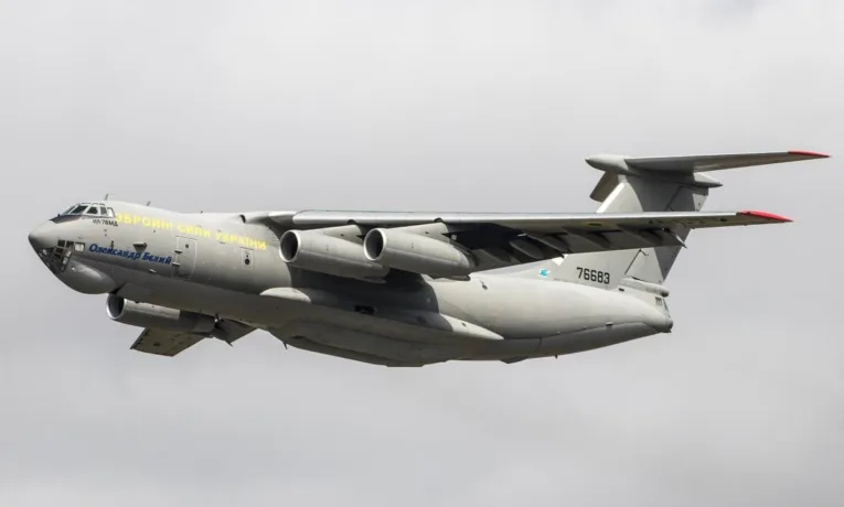 Український Іл-76 здійснив політ над територією Польщі